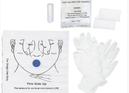 CPR student training kit. First Aid & CPR Student Training Kit (includes triangle bandage)