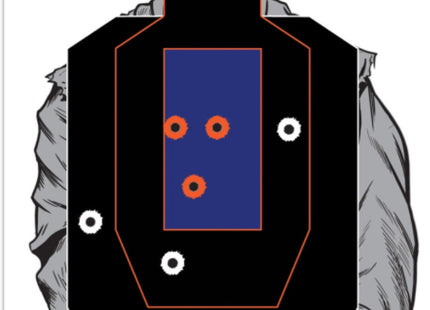 BIRCHWOOD CASEY: Dirty Bird 12 x 18 Bad Guy IPSC Target